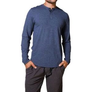Fundamental Coast Navy Henley Shirt